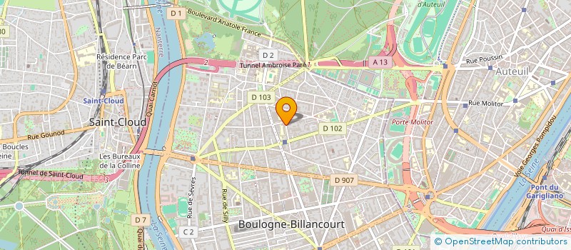 localisation de l'entreprise ALB à BOULOGNE-BILLANCOURT
