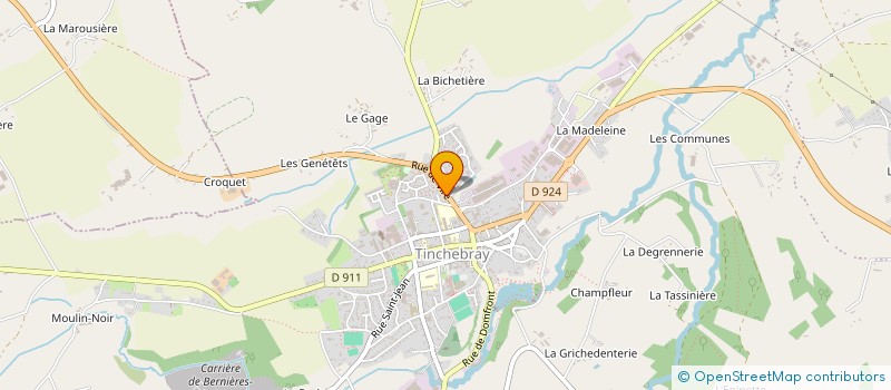 localisation de l'entreprise ALB à TINCHEBRAY-BOCAGE