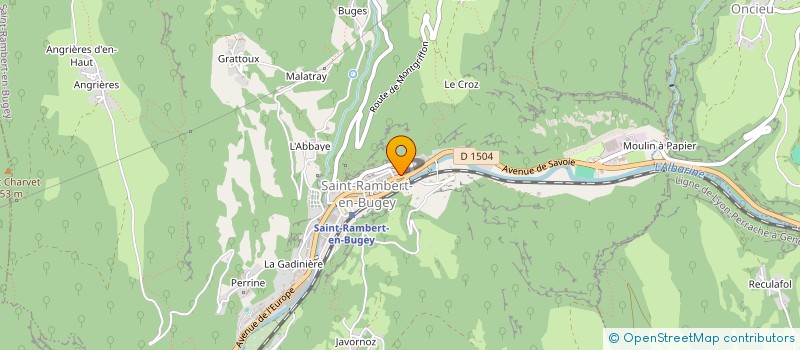 localisation de l'entreprise ALB'ANIME  SAINT-RAMBERT-EN-BUGEY