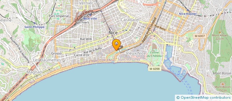 localisation de l'entreprise ALB EDITIONS à NICE