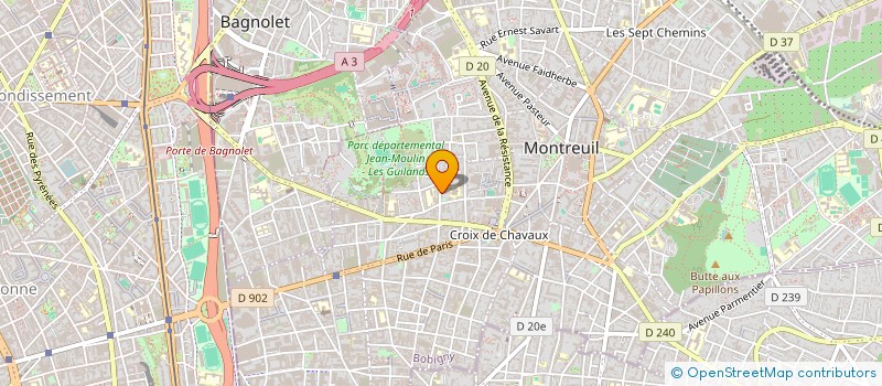 localisation de l'entreprise ALB EL AREZ (AEA)  MONTREUIL