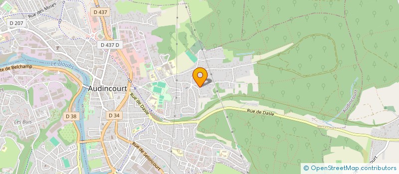 localisation de l'entreprise ALB ENERGY à BEAUCOURT
