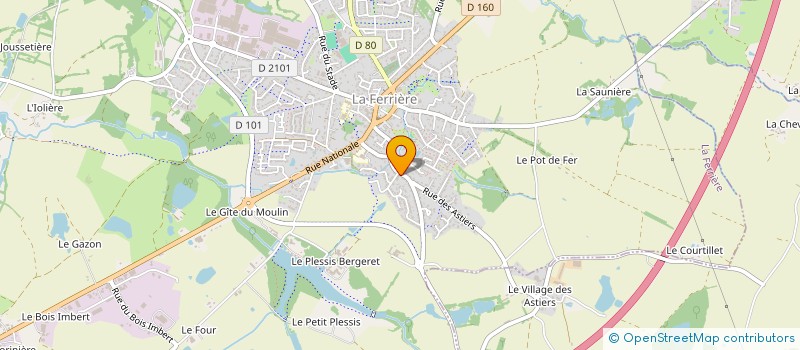 localisation de l'entreprise ALB FAB  LA FERRIERE