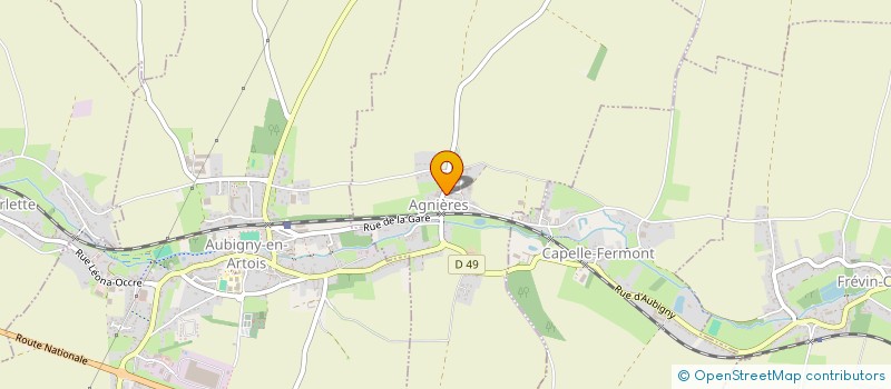 localisation de l'entreprise ALB FACADE  AGNIERES