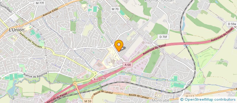 localisation de l'entreprise ALB HOLDING  SAINT-JEAN