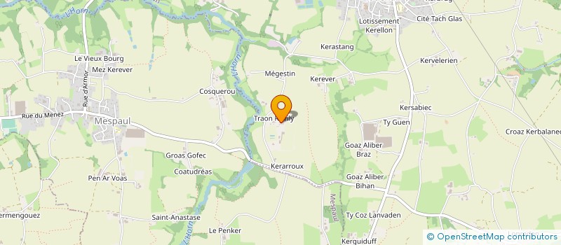 localisation de l'entreprise ALB HORN  PLOUENAN