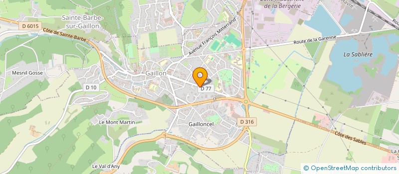 localisation de l'entreprise ALB IMMO  GAILLON