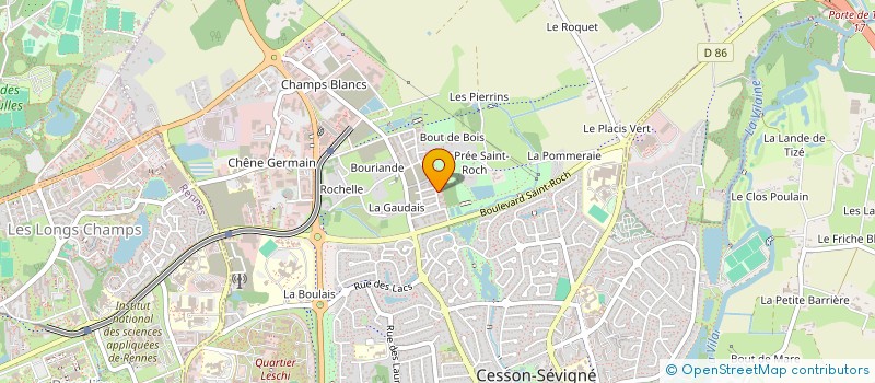 localisation de l'entreprise ALB INVESTISSEMENT à CESSON-SEVIGNE