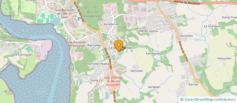 localisation de l'entreprise ALB INVESTISSEMENTS  QUIMPER