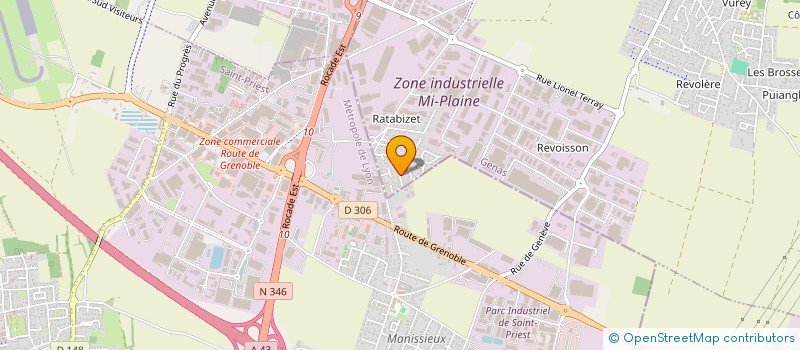 localisation de l'entreprise ALB MONTELIMAR  GENAS