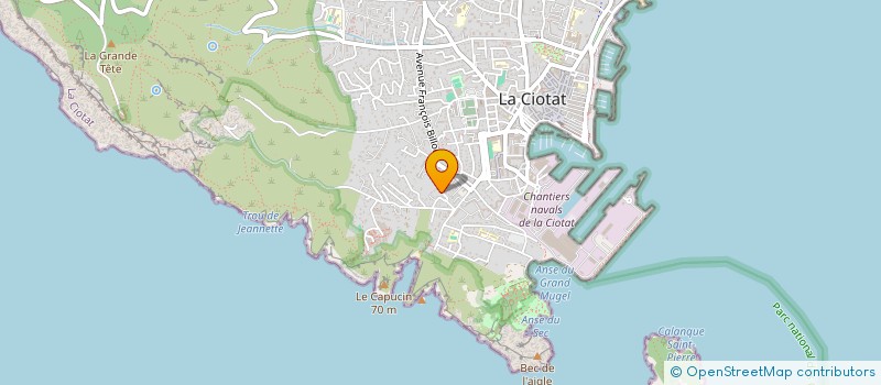 localisation de l'entreprise ALB OUTDOOR à LA CIOTAT
