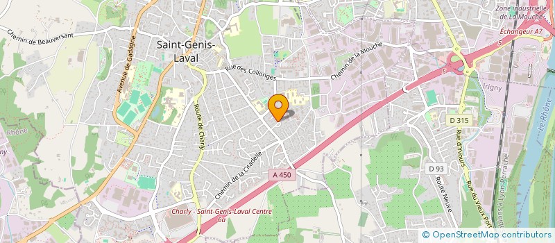 localisation de l'entreprise ALB PARQUET  CHAPONOST