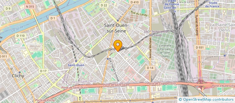 localisation de l'entreprise ALB PARTNERS à SAINT-OUEN-SUR-SEINE