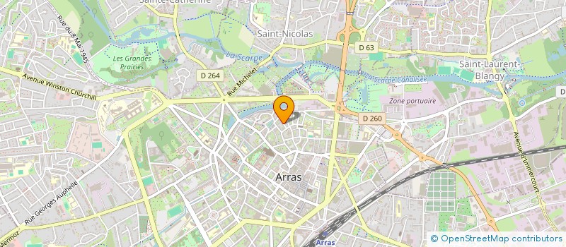 localisation de l'entreprise ALB PLOMBIER à ARRAS