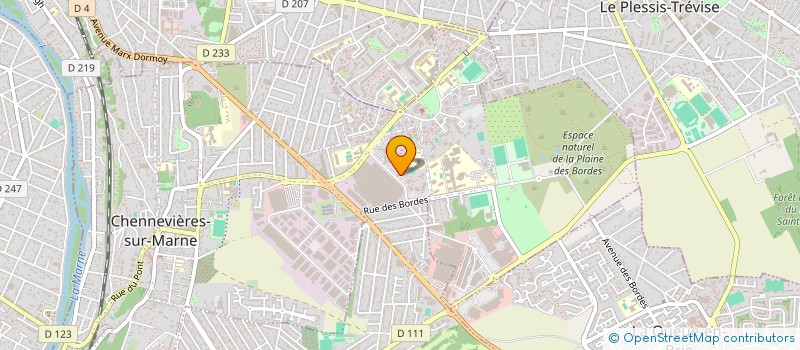 localisation de l'entreprise ALB POSE à CHENNEVIERES-SUR-MARNE