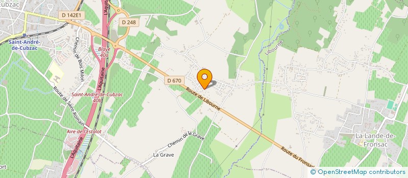 localisation de l'entreprise ALB RACING  SAINT-ANDRE-DE-CUBZAC