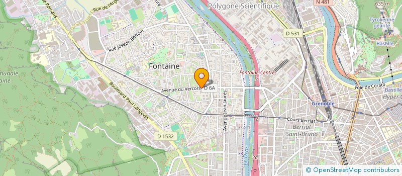 localisation de l'entreprise ALBA  FONTAINE