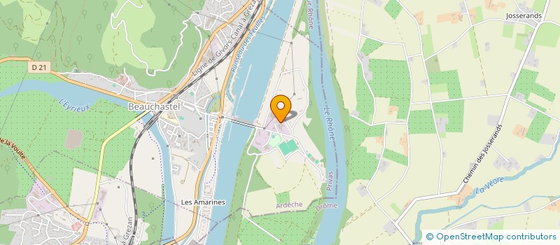 localisation de l'entreprise ALBA à BEAUCHASTEL
