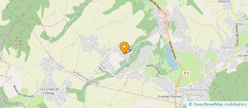 localisation de l'entreprise ALBA  LA BALME-DE-SILLINGY