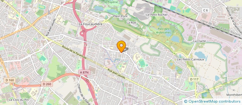 localisation de l'entreprise ALBA  TRELAZE