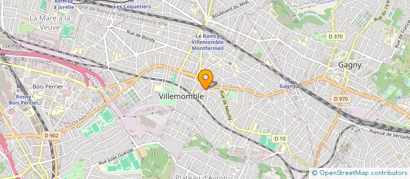 localisation de l'entreprise ALBA à VILLEMOMBLE
