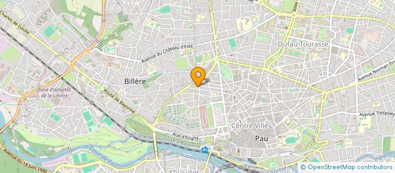 localisation de l'entreprise ALBA à PAU