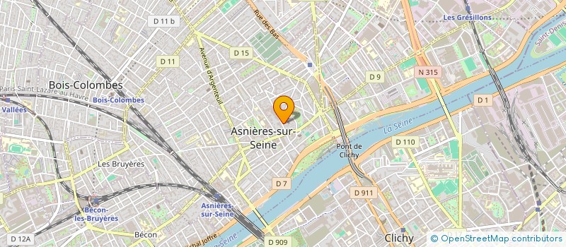 localisation de l'entreprise ALBA à ASNIERES-SUR-SEINE