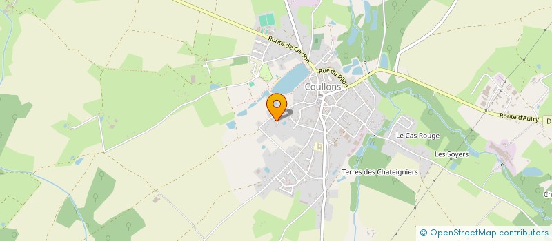 localisation de l'entreprise ALBA à COULLONS