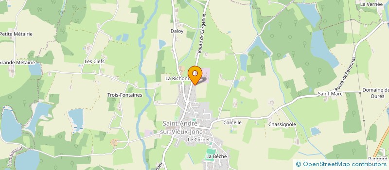 localisation de l'entreprise ALBA à SAINT-ANDRE-SUR-VIEUX-JONC