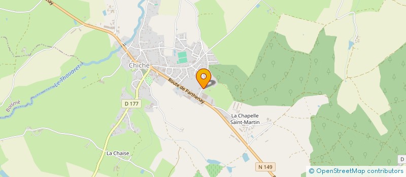 localisation de l'entreprise ALBA  CHICHE