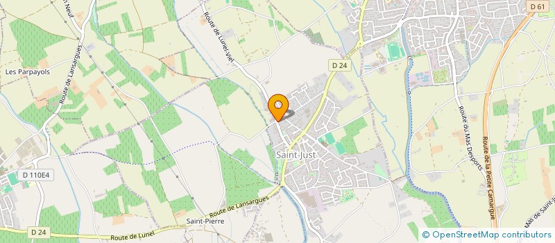 localisation de l'entreprise ALBA  SAINT-JUST