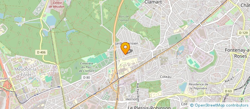 localisation de l'entreprise ALBA à CLAMART
