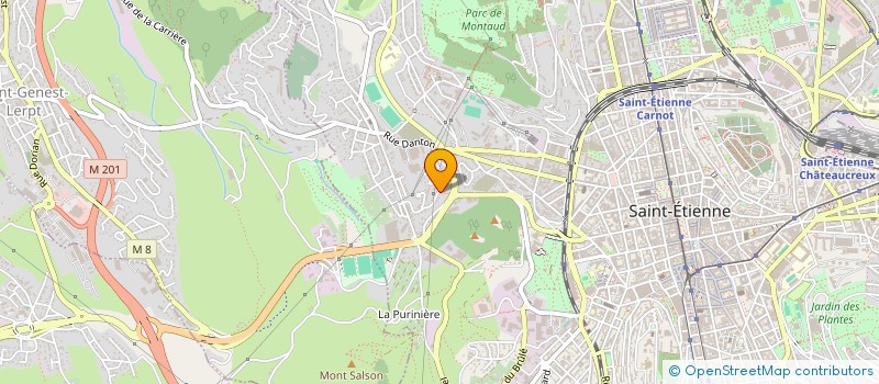 localisation de l'entreprise ALBA  SAINT-ETIENNE