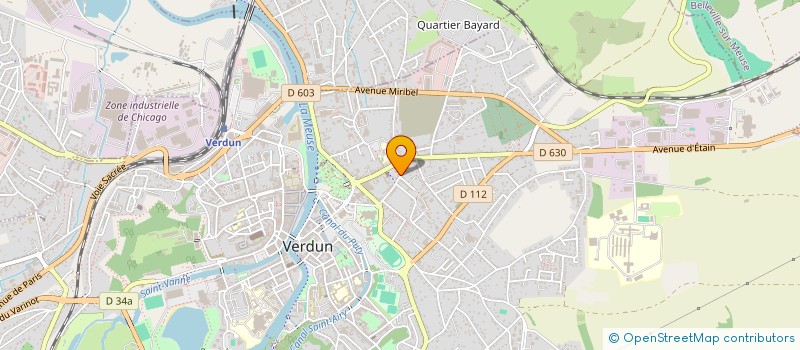 localisation de l'entreprise ALBA à VERDUN