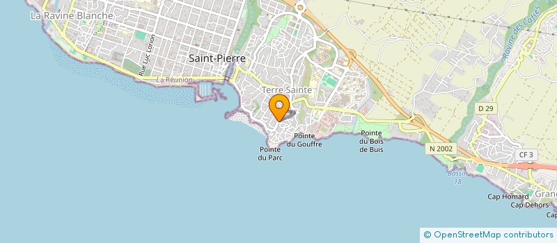localisation de l'entreprise ALBA à SAINT-PIERRE
