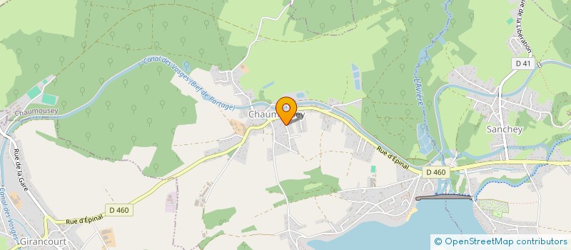 localisation de l'entreprise ALBA  CHAUMOUSEY