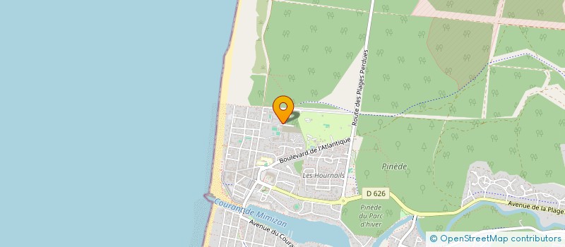 localisation de l'entreprise ALBA  MIMIZAN