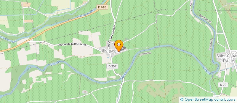 localisation de l'entreprise ALBA  BLOMAC