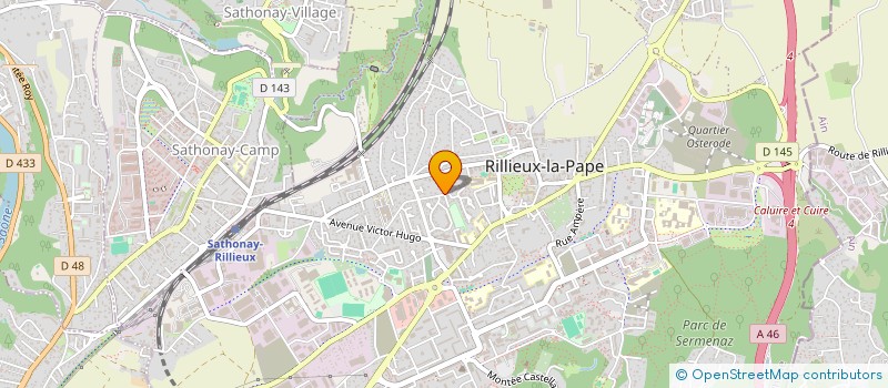 localisation de l'entreprise ALBA  RILLIEUX-LA-PAPE