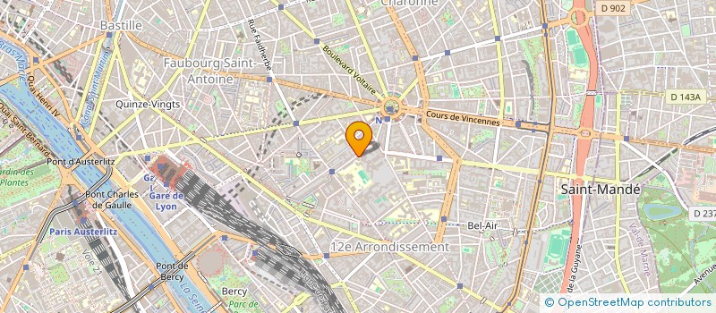 localisation de l'entreprise ALBA  PARIS