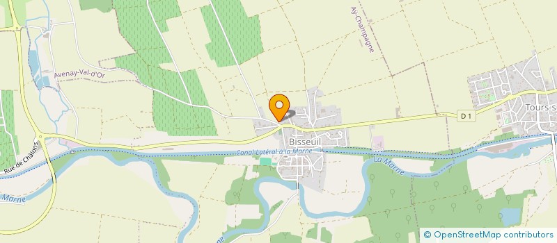 localisation de l'entreprise ALBA  AY-CHAMPAGNE