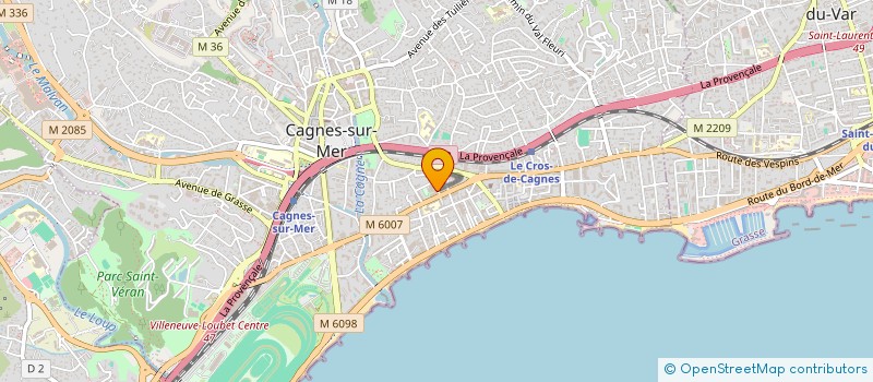localisation de l'entreprise ALBA à NICE