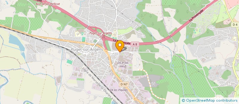 localisation de l'entreprise ALBA à PUGET-SUR-ARGENS