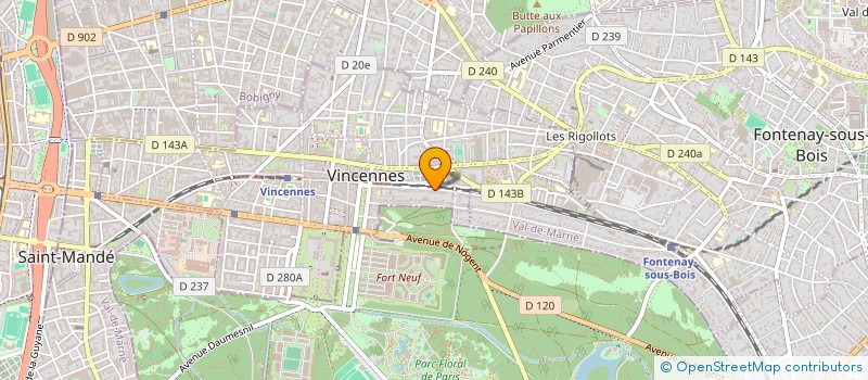 localisation de l'entreprise ALBA AND CO à VINCENNES