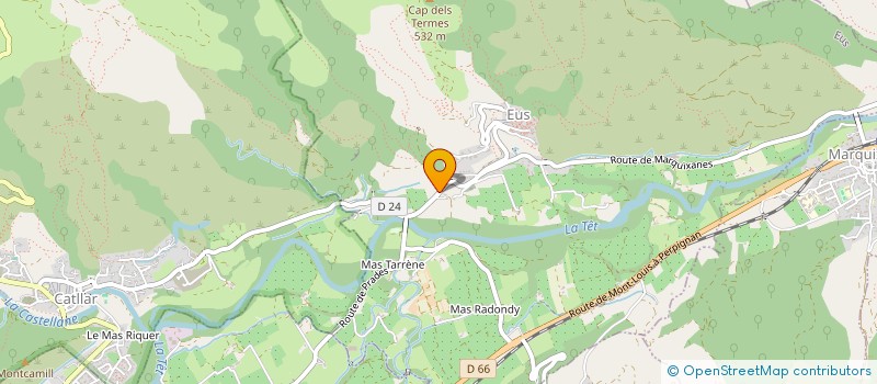 localisation de l'entreprise ALBA BLU  EUS ET COMES