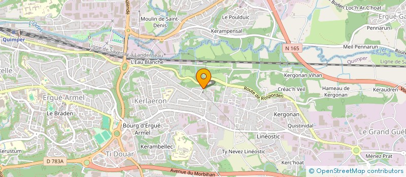 localisation de l'entreprise ALBA & CO  QUIMPER