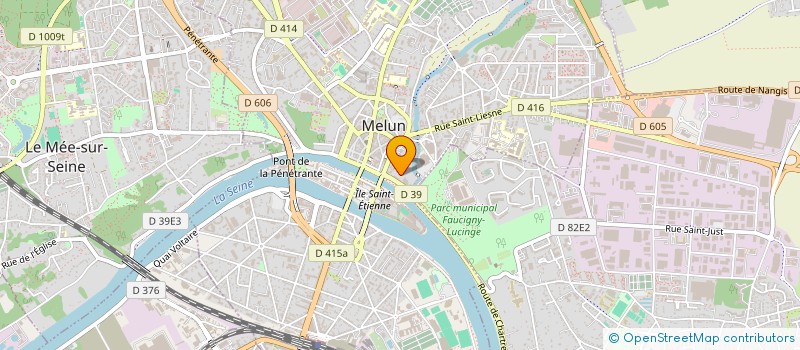 localisation de l'entreprise ALBA CONSEILS ET CREATIONS à MELUN
