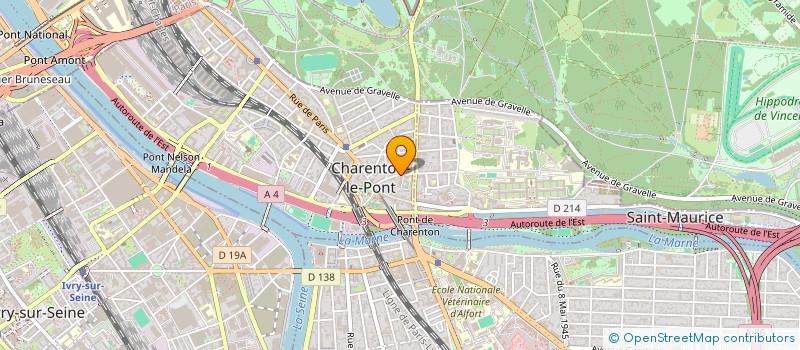 localisation de l'entreprise ALBA CONSULTING à CHARENTON-LE-PONT