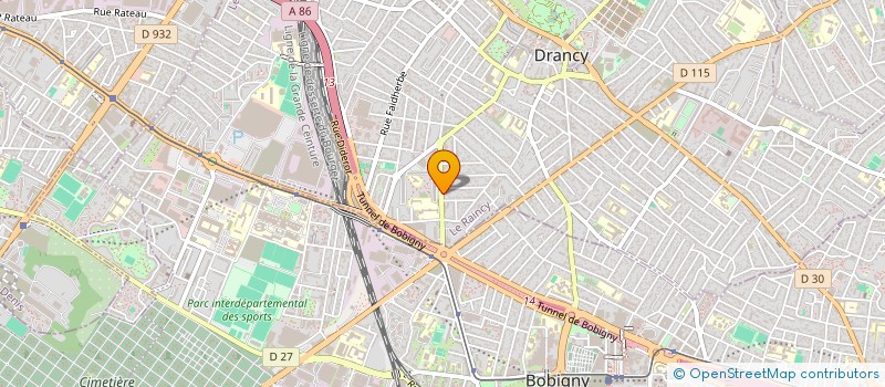 localisation de l'entreprise ALBA D à DRANCY