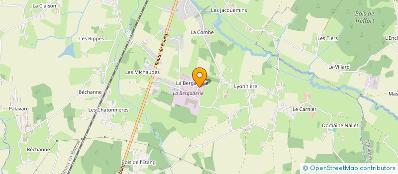 localisation de l'entreprise ALBA D'HUEZ  SAINT-ETIENNE-DU-BOIS